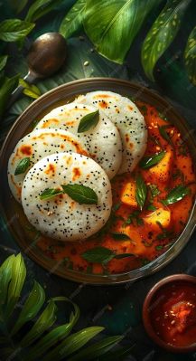  Idli-Sambar: Une explosion de saveurs épicées et douces en une seule bouchée !