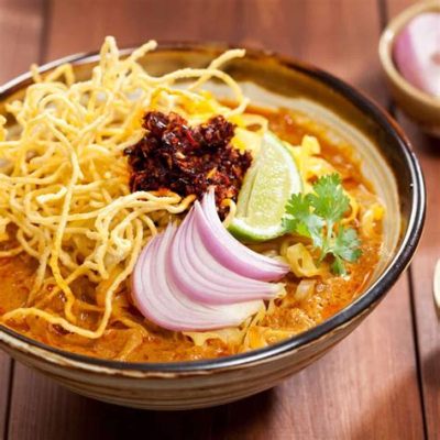 Khao Soi: Un plat épicé et crémeux qui vous transporte à Chiang Mai!