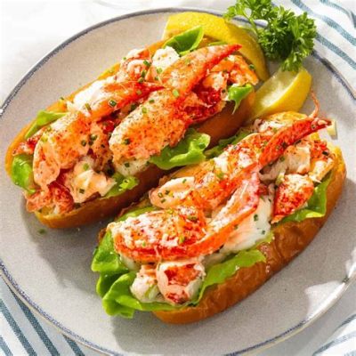  Le Lobster Roll: Une explosion de saveurs océanesques dans un nuage moelleux de brioche !